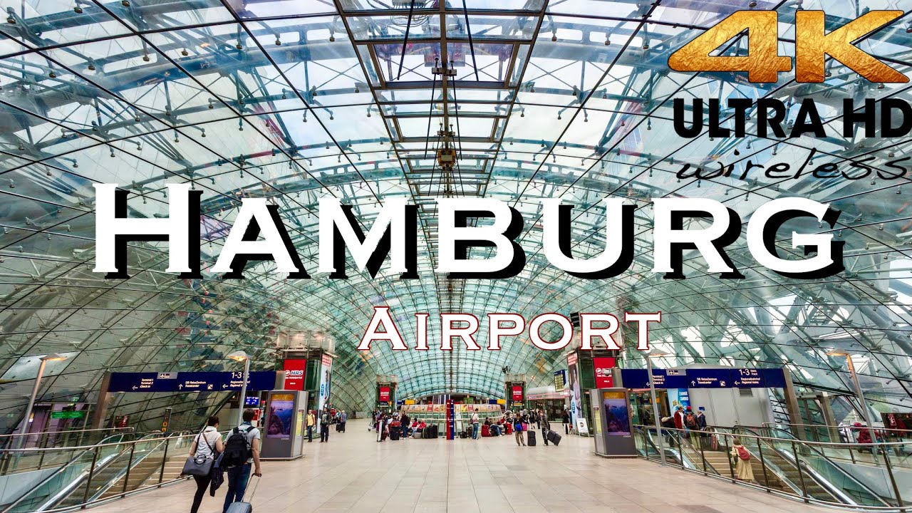 [4K] Hamburg Airport walking tour. Lockdown. Germany 🇩🇪 2021