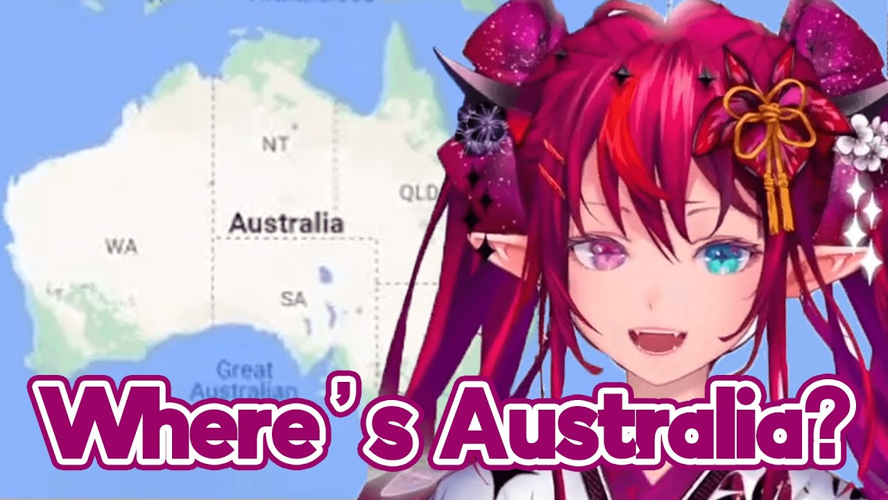 IRyS can't find where is Australia