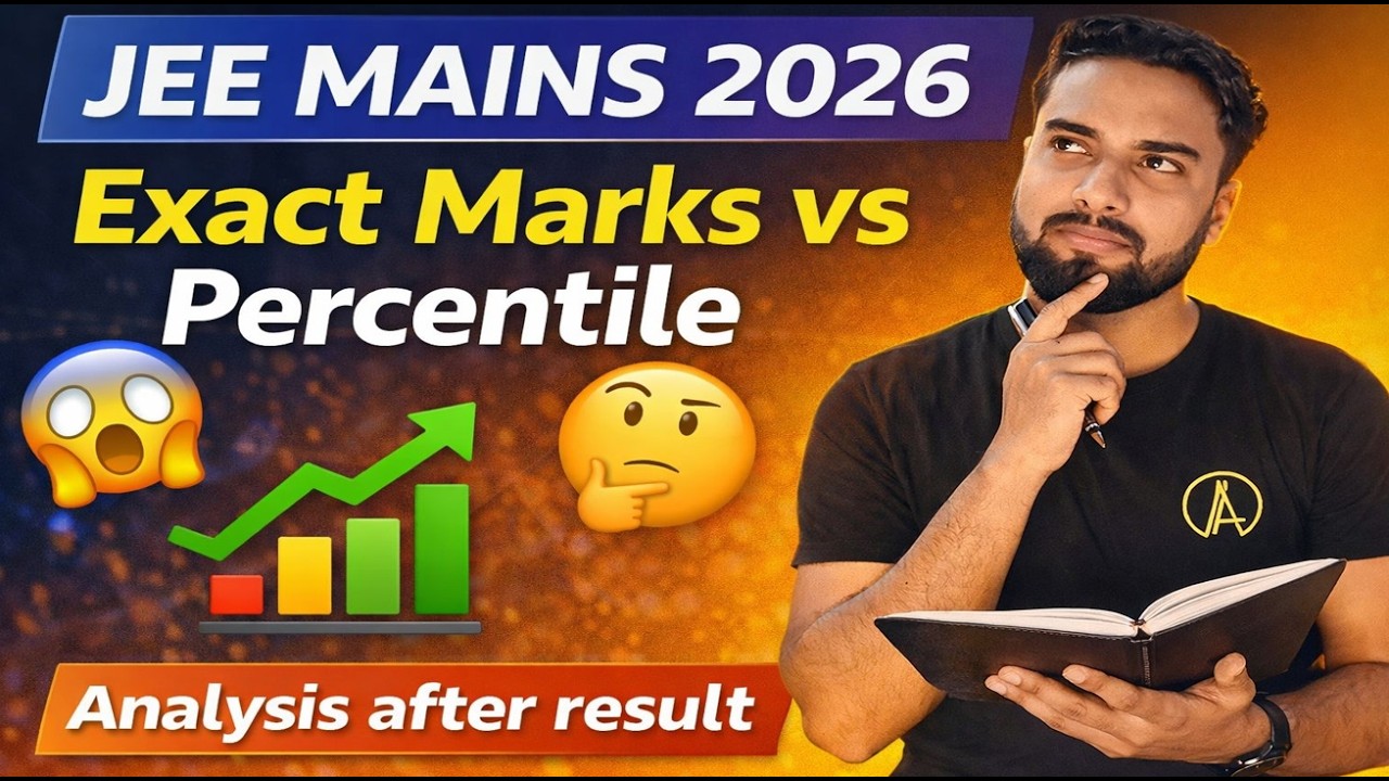 Точные баллы против процентиля на экзамене JEE Mains 2026 😱Сессия 1🎉: Анализ после экзамена💥😱: Ба...