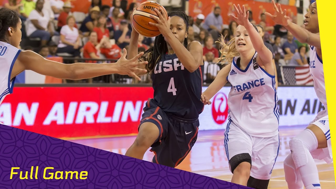 France v USA - Quarter Final - Full Game - FIBA U17 Women's World Championship 2016