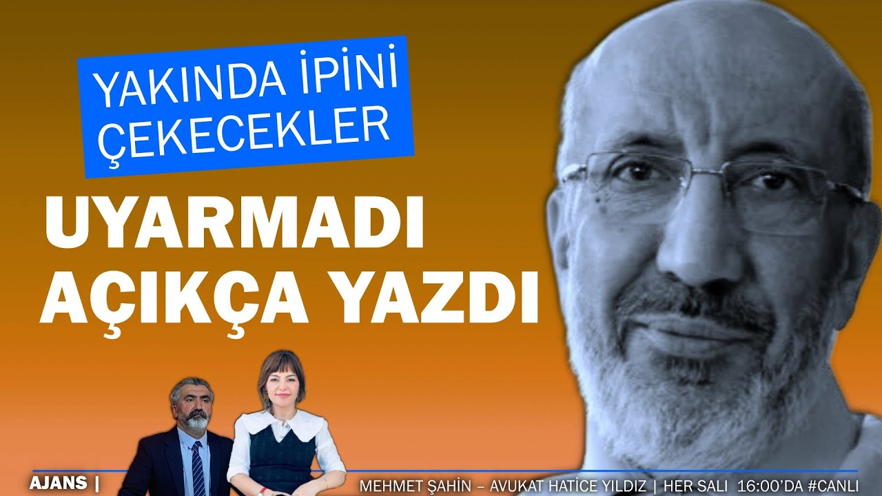 Dilipak uyarmadı açıkça yazdı: İpini çekecekler | AJANS #canlıyayın