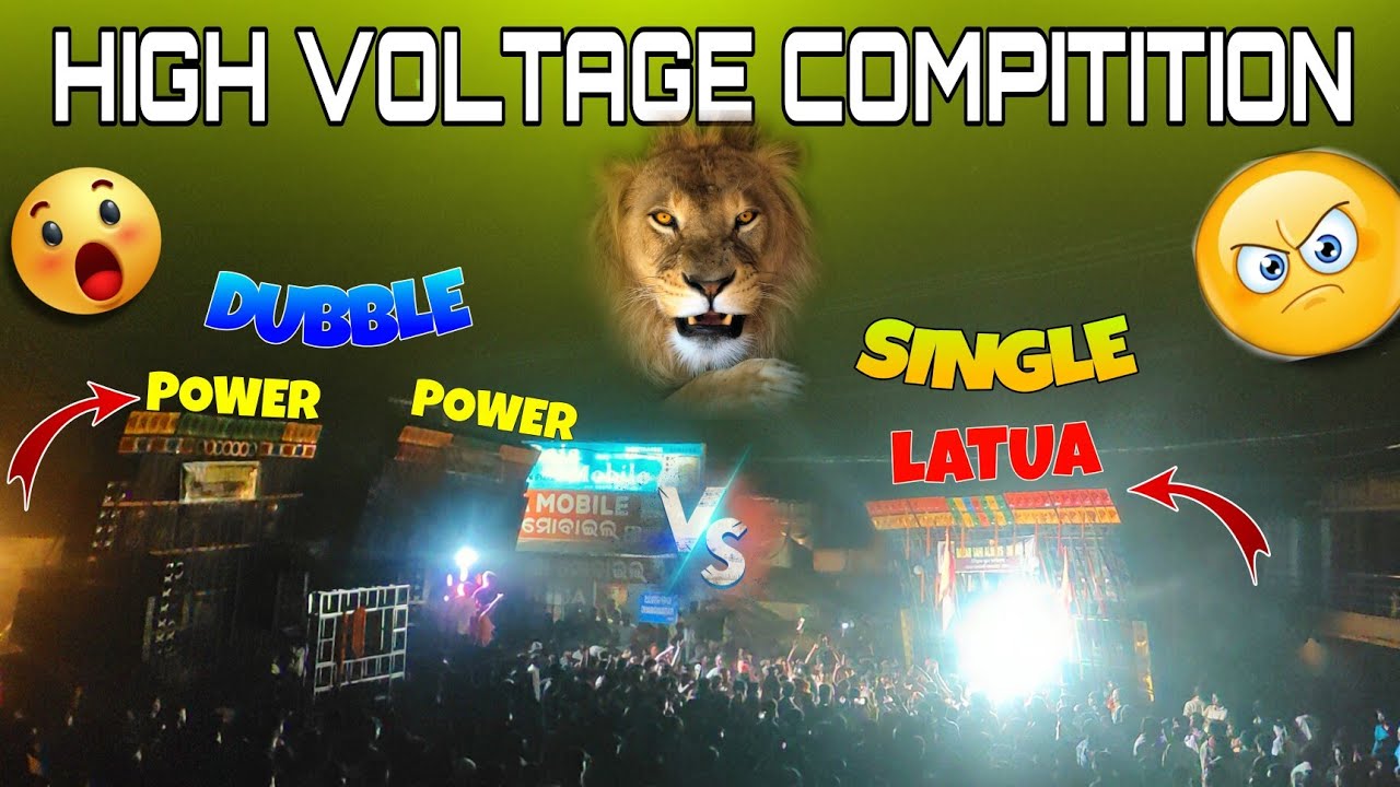 Power Music Dubble Setup Vs Latua Sound Single Setup High Voltage Compitition 💥| Dhamnagar Mela 2026