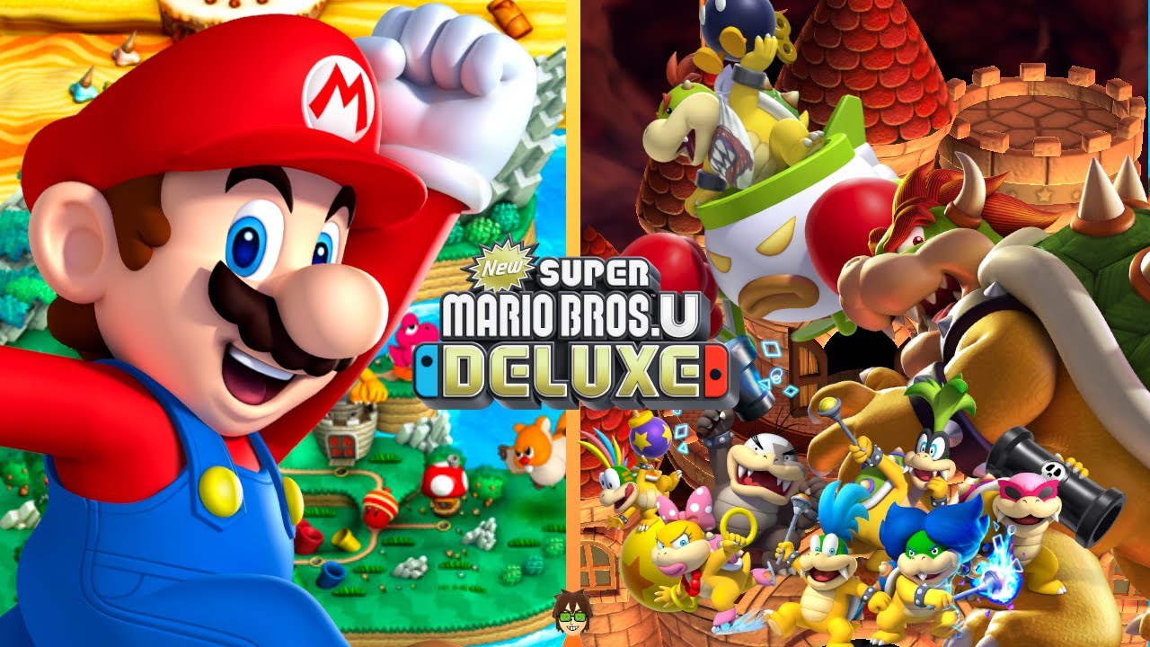 New Super Mario Bros. U Deluxe - All Boss Fights - Full Compilation!