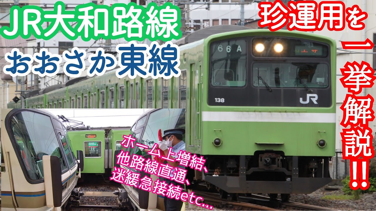 名列車で行こう　大和路編　大和路線の珍ダイヤを一挙解説！