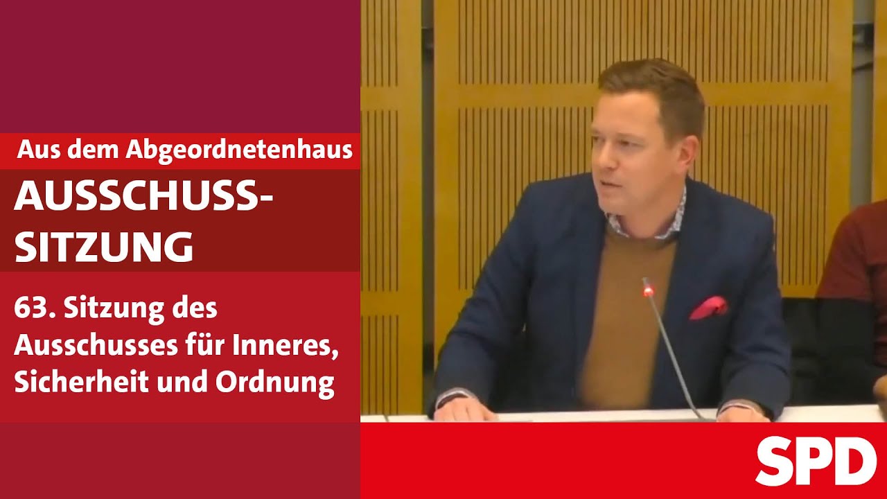 Ausschuss für Inneres, Sicherheit und Ordnung - Nr. 63