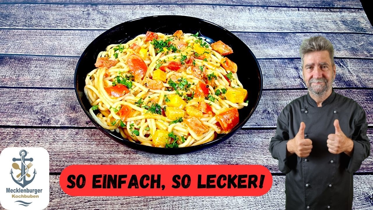 Pasta Rezept: Geheimnis gelüftet – Gemüse macht den Unterschied!