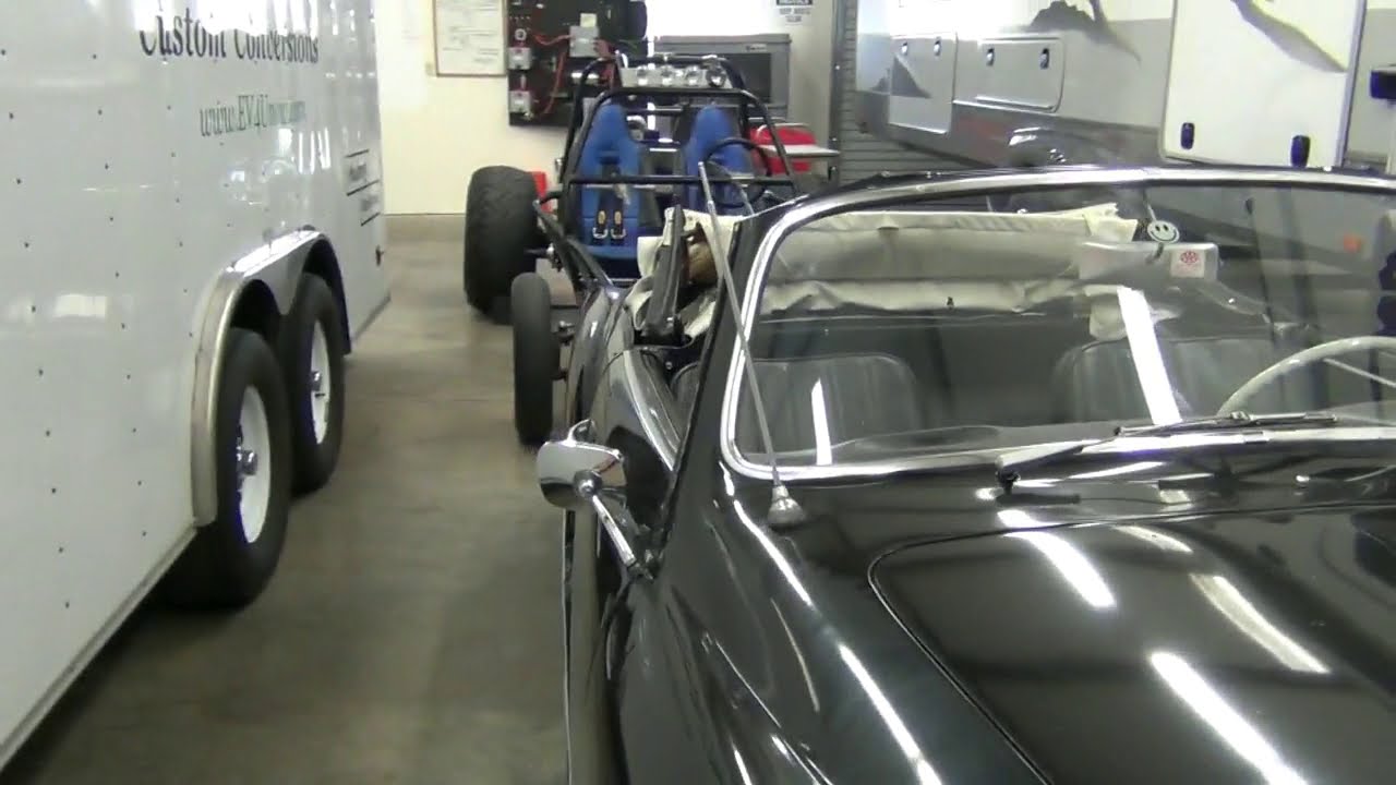 VW Karmann Ghia Convertible EV Conversion  www.EV4Unow.com