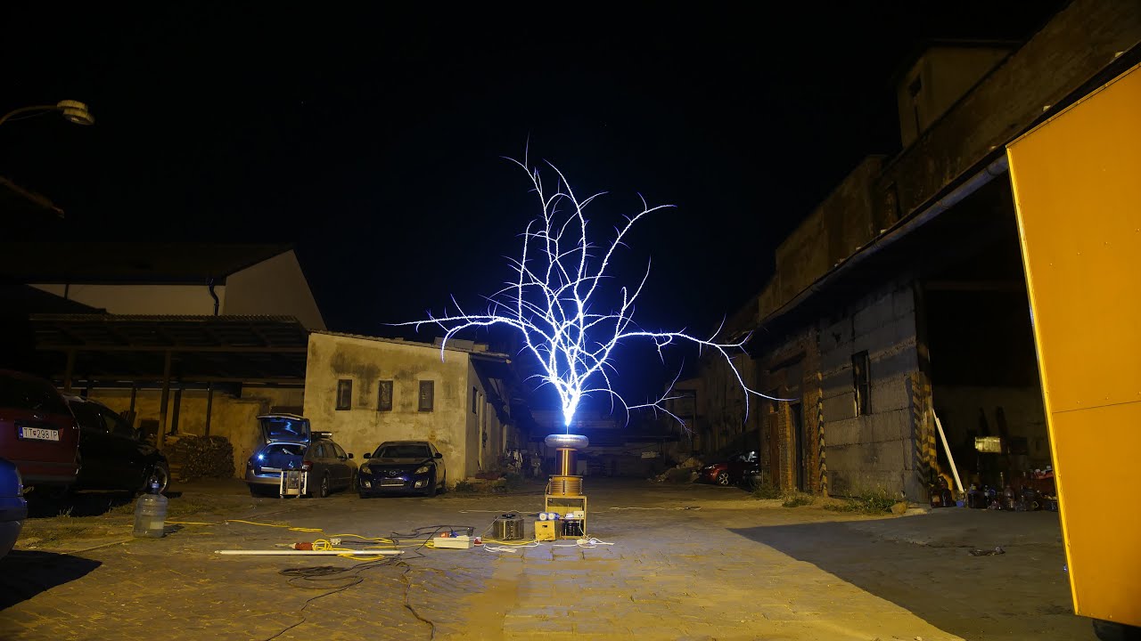Czech Teslathon 2024 Huge QCW DRSSTC @crazyelectronicsexperiment7959