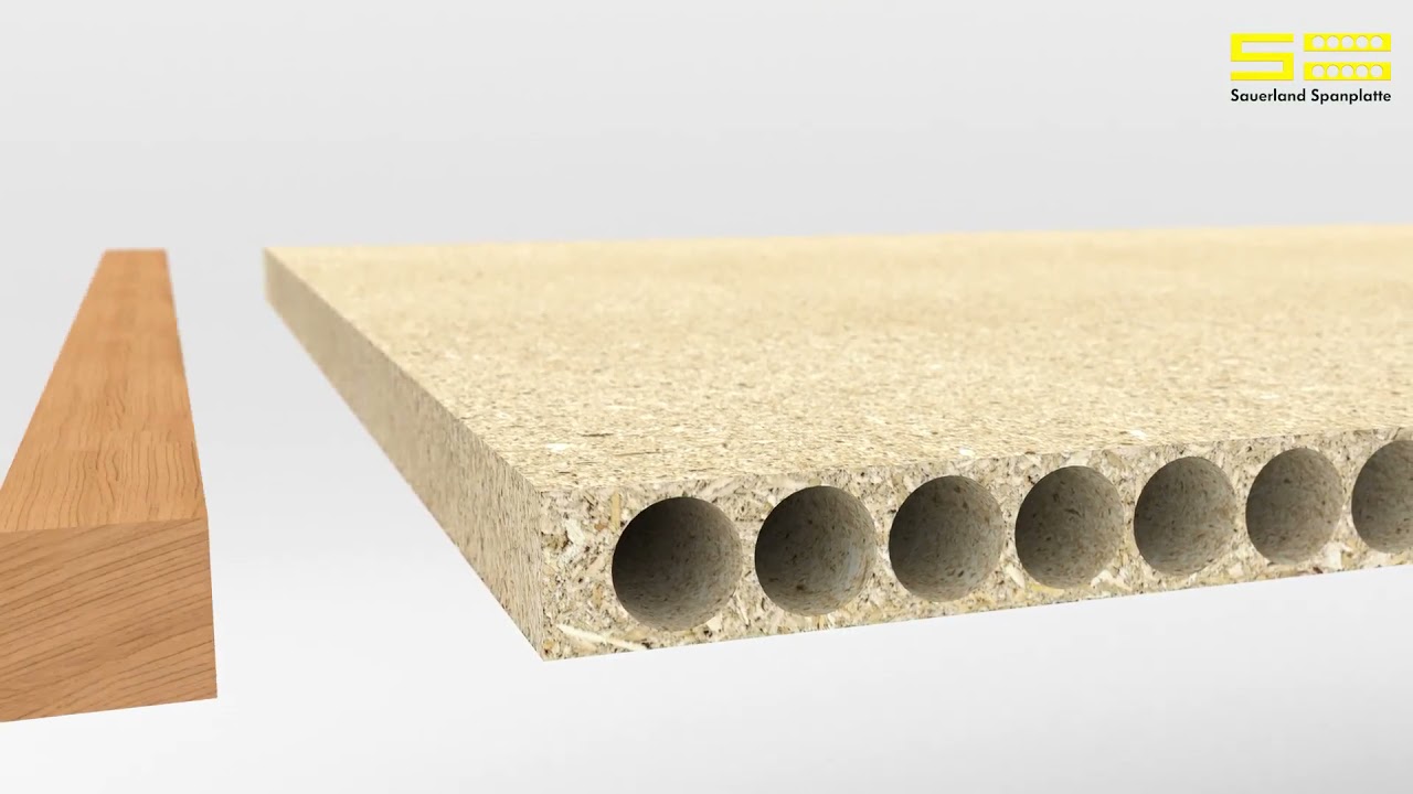 hollow particleboard production