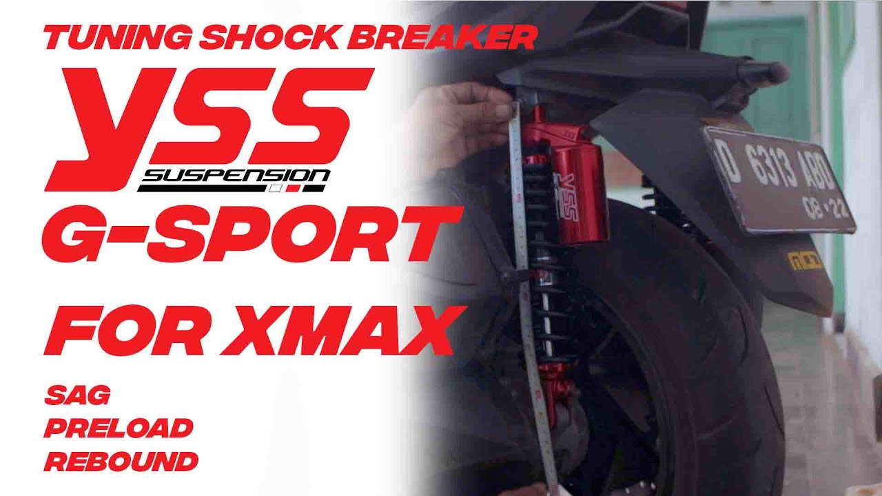 Tuning Shock YSS G-Sport Xmax