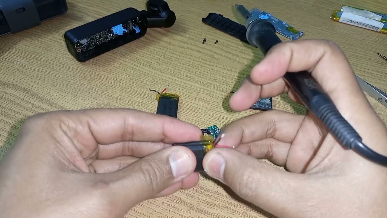 DJI Osmo Pocket OT110 Battery Modification and Replacement