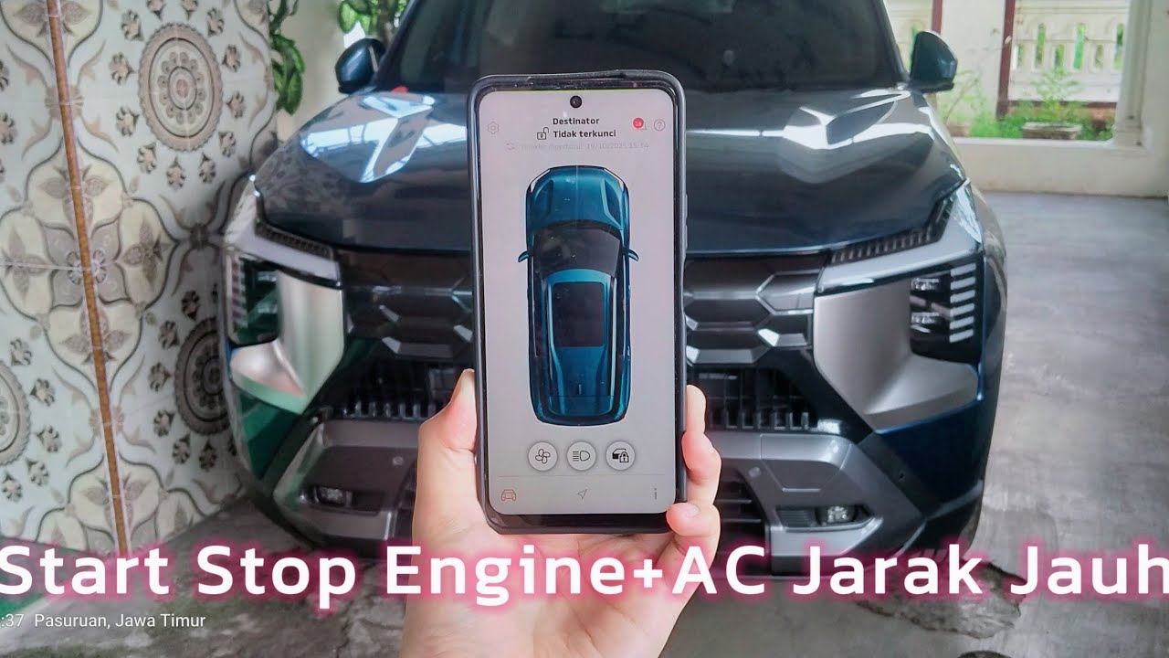 Destinator Start Stop Engine+AC pakai remote hp, memangnya bisa??