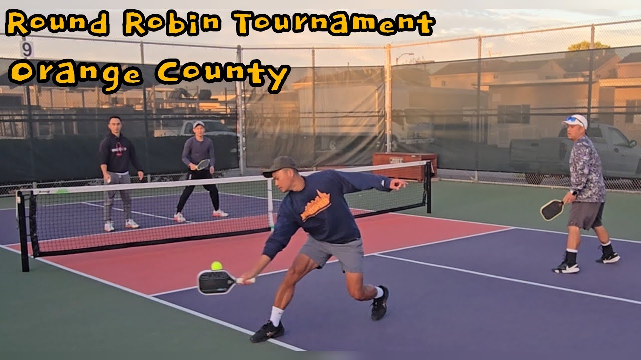 Jay's Round Robin Pickleball Tournament - Tustin, CA - Orange County - 4.5+ Bread & Butter Loco #002