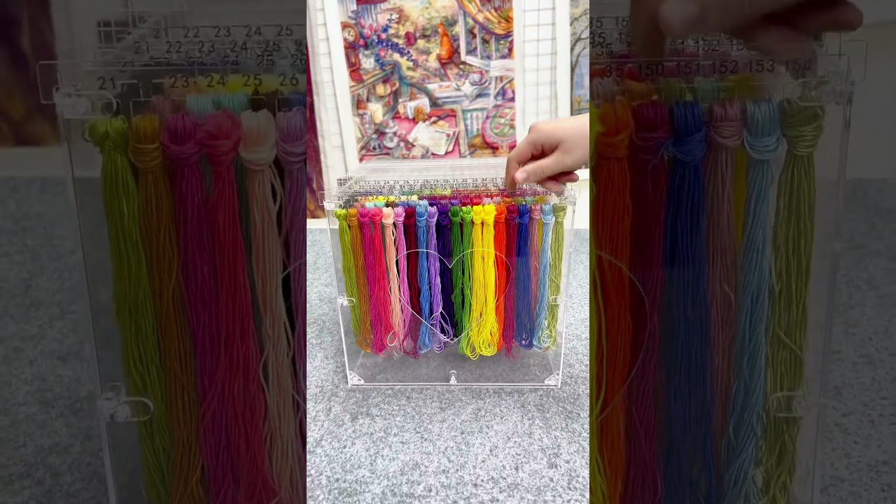 #StitchersOfInstagram #CrossStitchAddict #FlossStorageBox