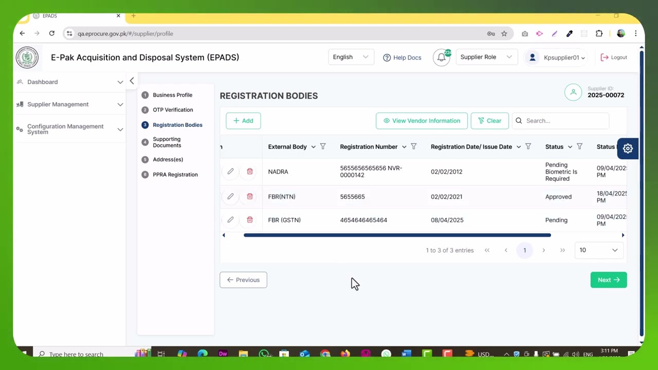 EPADS   How to resolve the GSTN Issue