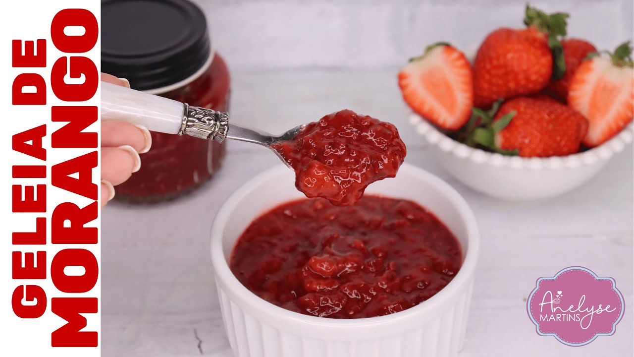 GELEIA DE MORANGOS | APENAS 3 Ingredientes e SEM Conservantes Artificiais