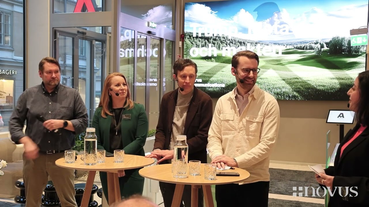 Trump, Meta och makten - Seminarium av Novus och Narva Communications.