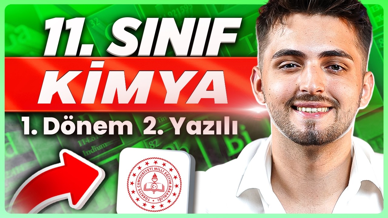 11.Sınıf Kimya 1.Dönem 2.Yazılı Çözümü! 🔥 (Garanti Sorular)