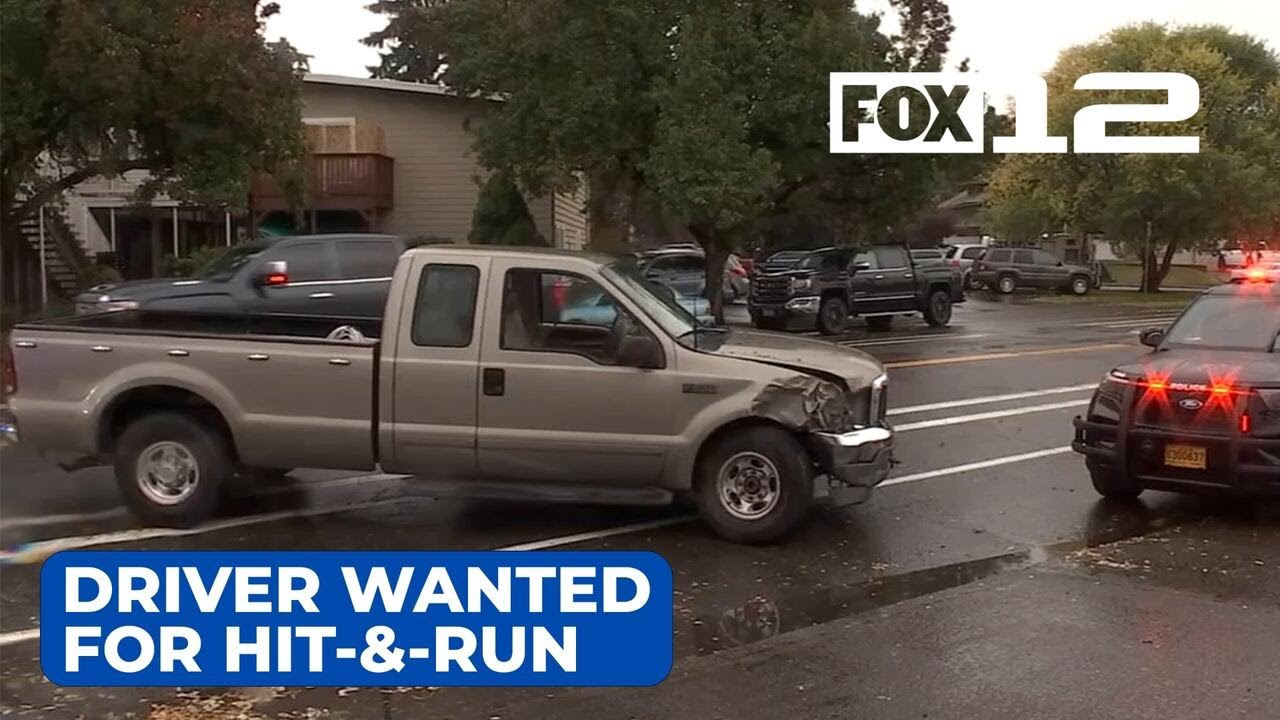 Pickup driver wanted for hit-and-run after crashing into Portland police car, minivan