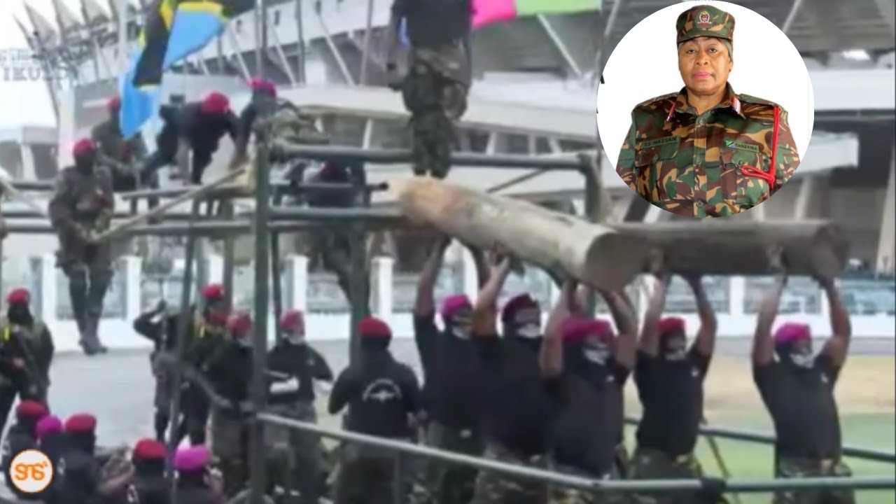 MAKOMANDO wa JESHI la Tanzania sio wa KUGUSA! Waonyesha MAAJABU yao na ukakamavu mbele ya Rais SAMIA