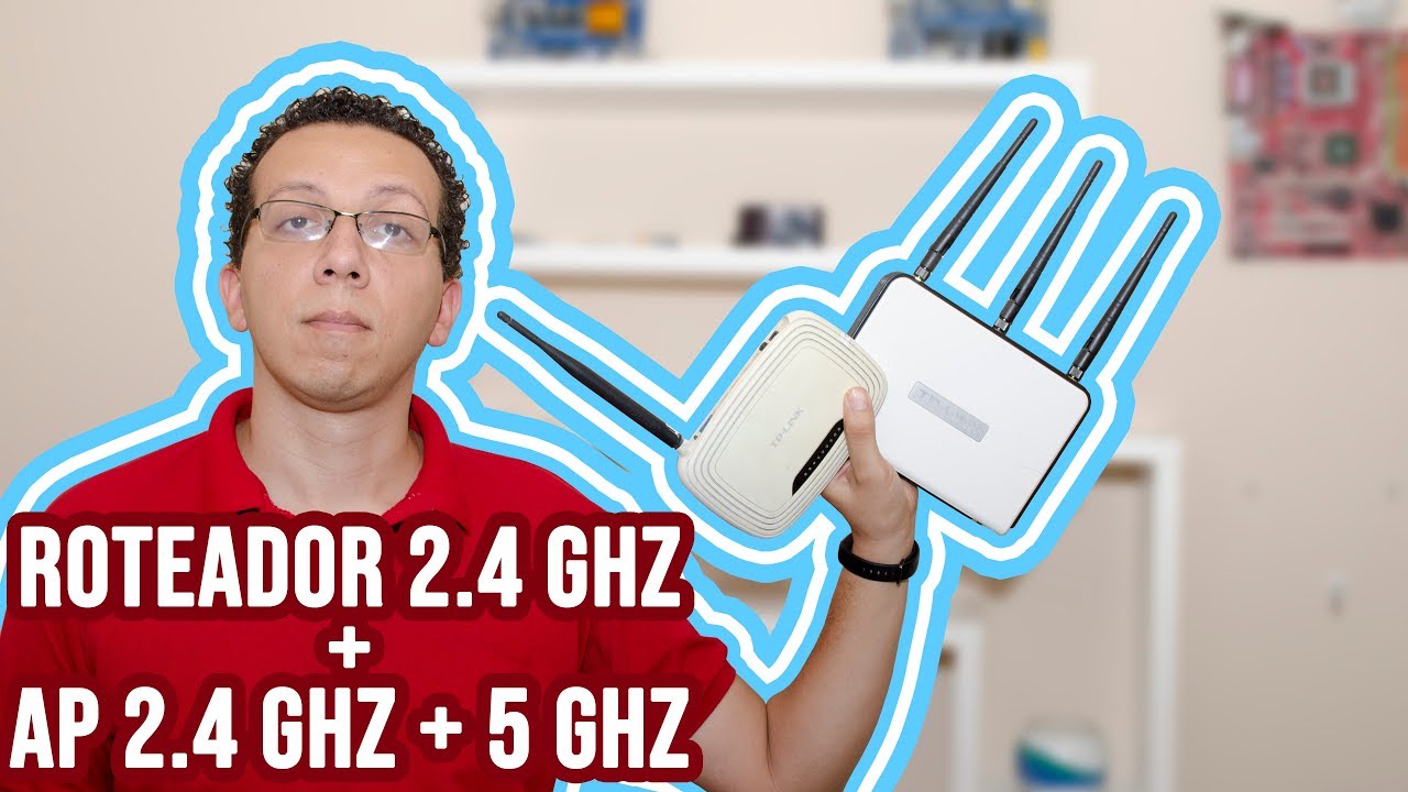 Roteador 2.4 GHz e ponto de acesso 2.4 GHz + 5 GHz funcionam juntos?