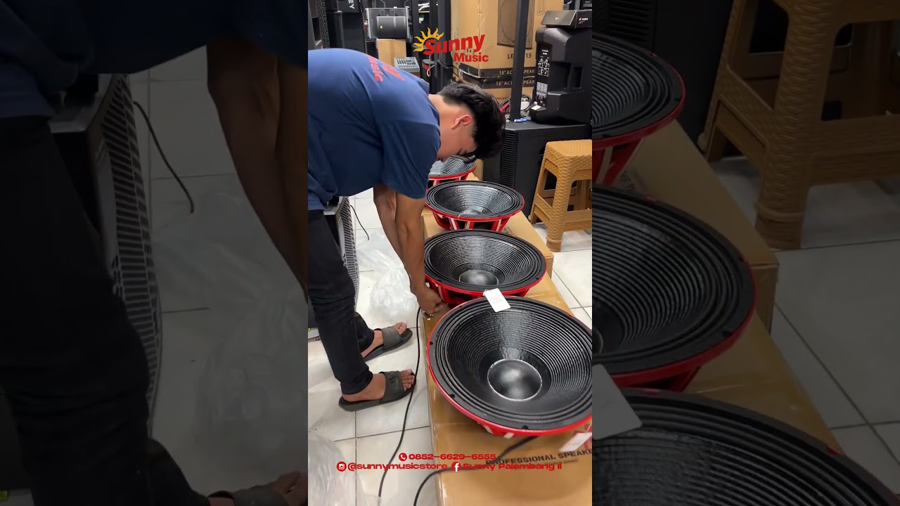 Sold 8unit Komponen speaker dari Xsys XLS18400 bosku, horeg pisann euyy!