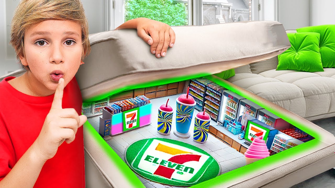 Vlad construye un 7-11 SECRETO en su habitaci&oacute;n. Colecci&oacute;n