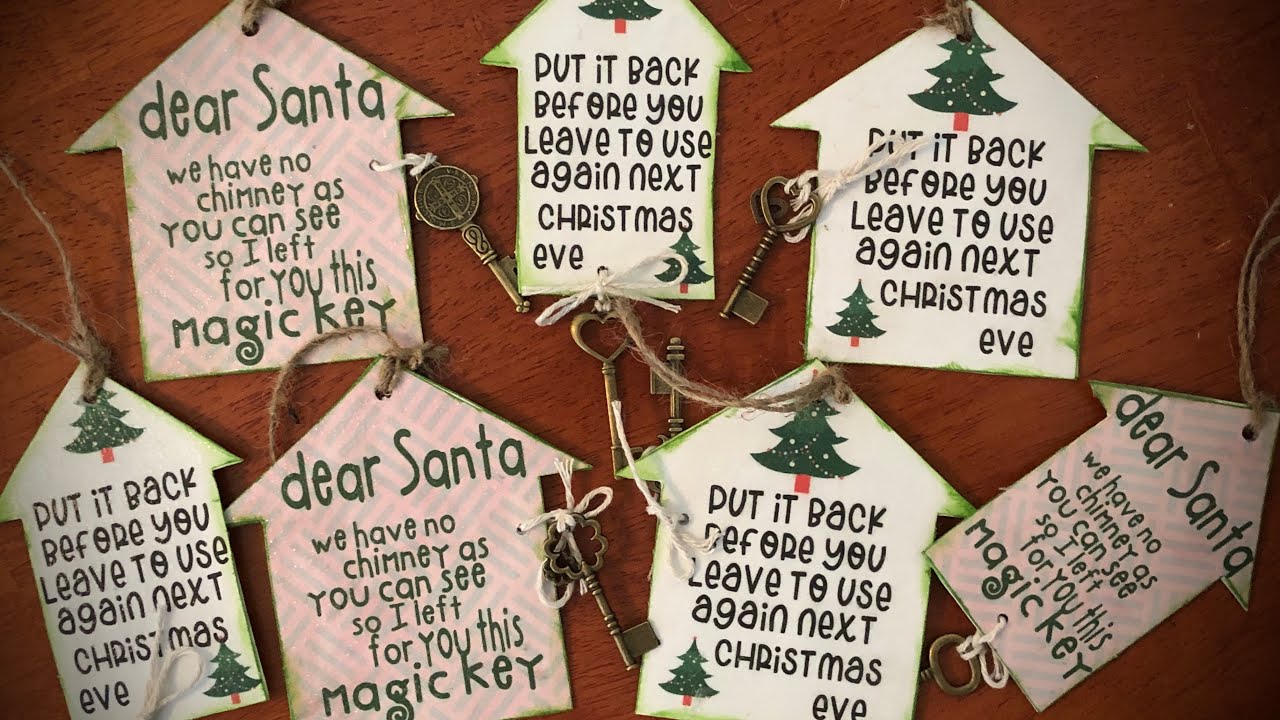 Christmas in July/Craft Fair 2021 Idea #14 Santa’s Secret Key