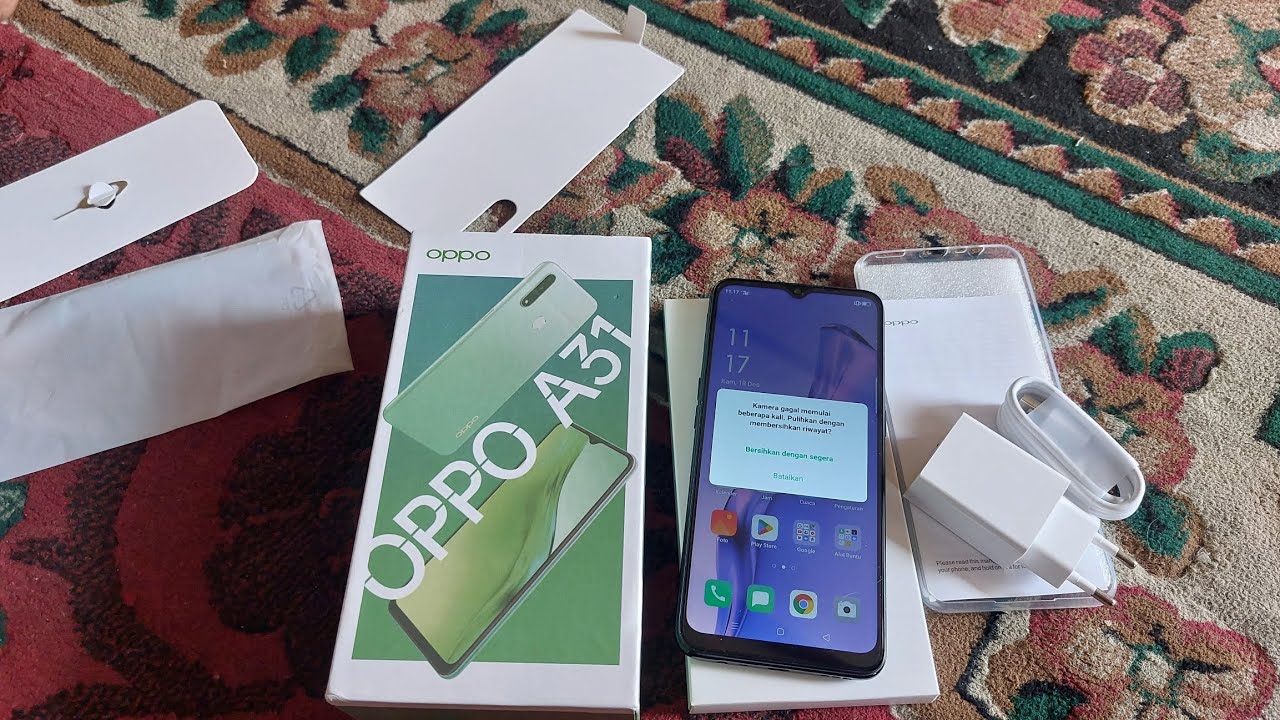 Unboxing oppo a31 ram 8/256 gb harga murah,tpi minus...