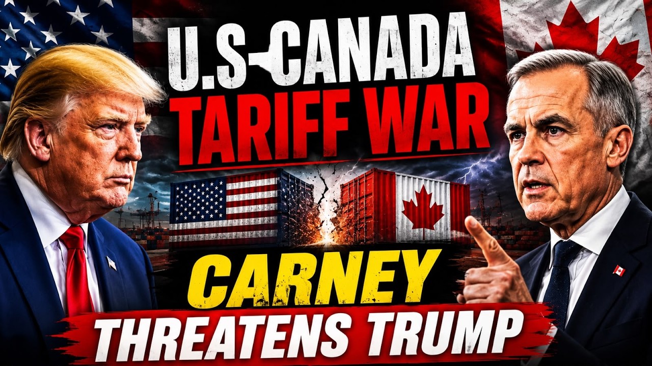 LIVE | U.S.-Canada Tariff War Escalates: Carney Threatens Trump With 'Dollar-for-Dollar' Retaliation