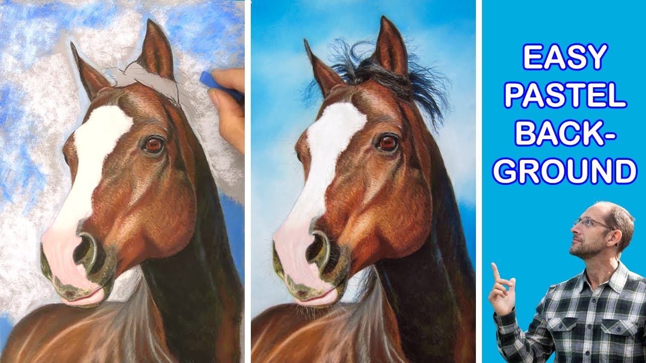Beginner Pastel Background - Its EASY when you know how