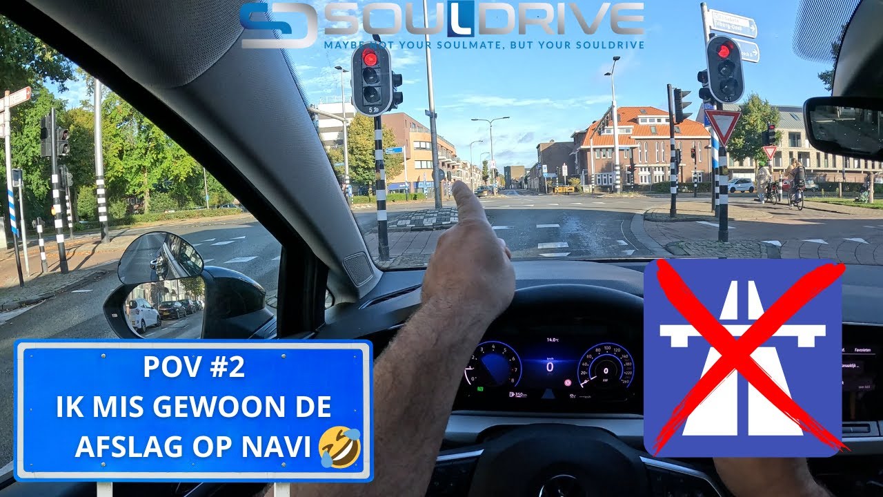 Afslag gemist op de snelweg 🚗 | Wat moet je doen tijdens je rijles of praktijkexamen? POV 2