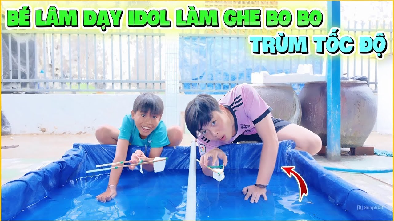 VLOG | 1 Ngày Bé Lâm Dạy IDOL Làm Ghe Bo Bo Trùm Tốc Độ, Chạy 210Km 1 Giờ ?