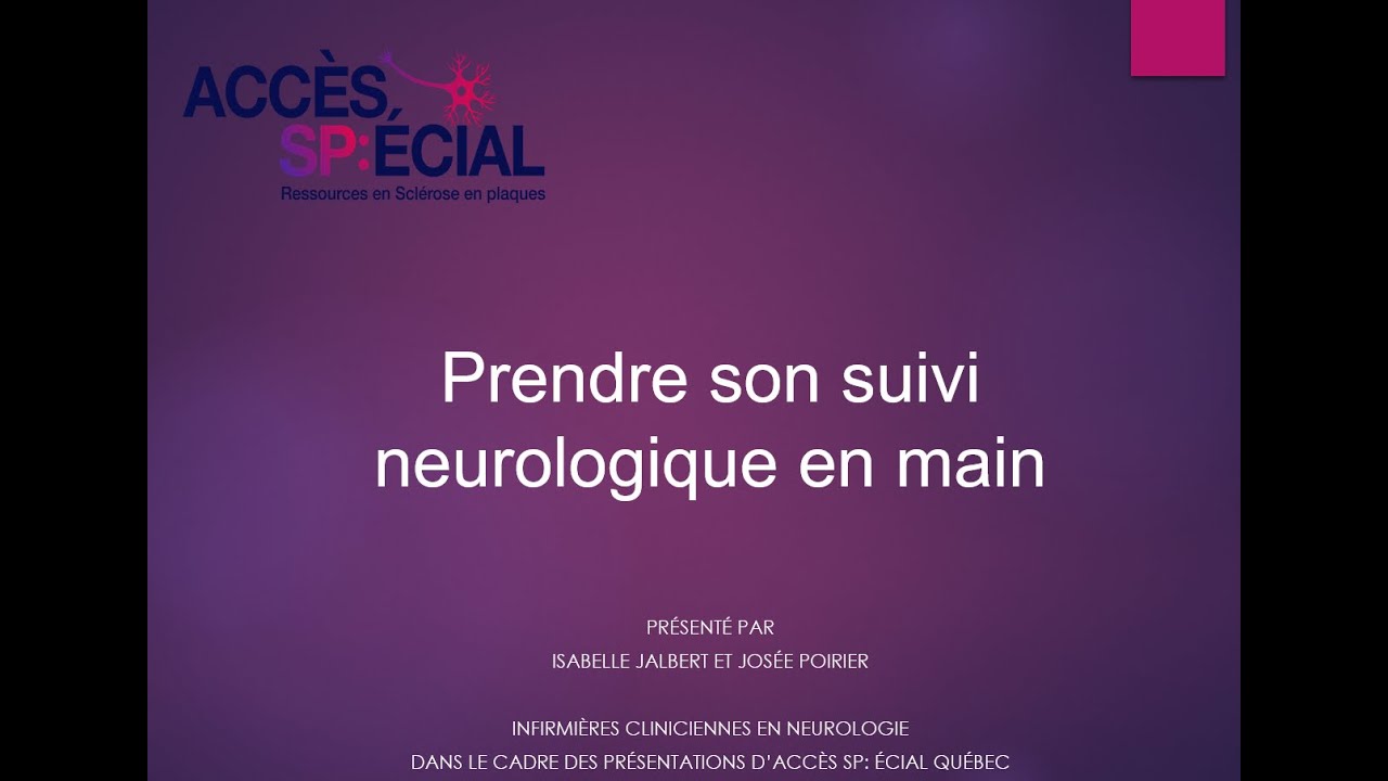 Webinaire « Prendre son suivi neurologique en main » par Accès SP:écial