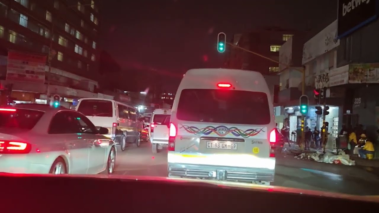 Driving in Johannesburg |First time Driving around Johannesburg(Jo'burg) CBD when it is busy
