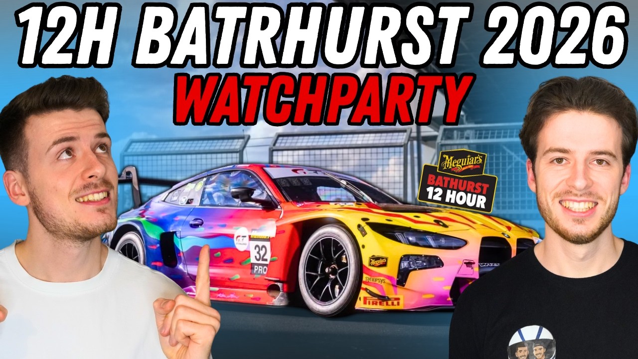 🔴 12H BATHURST 2026 WATCHPARTY [deutsch]🔴