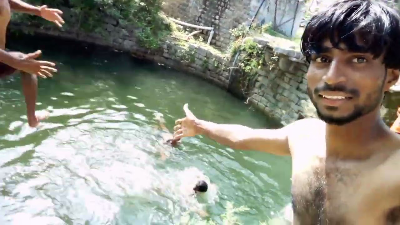 😍 unexpected moments in well😶‍🌫️ /Village swimming pool🏊\PPF\ 