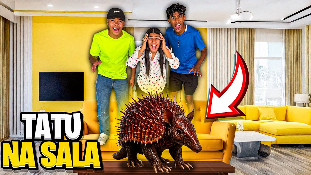 TATU GIGANTE 😬”Corre, tem um Tatu por aqui”😅