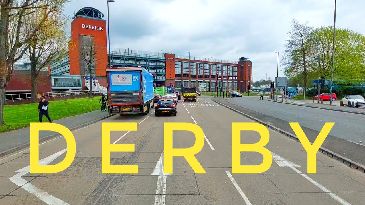 DRIVING IN THE UK,DERBY, ASMR