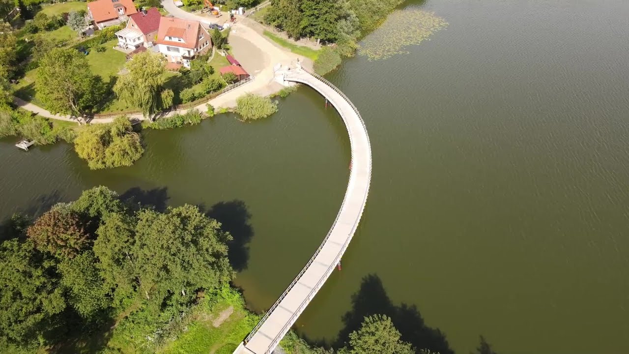 Eröffnung der Radwegbrücke zwischen Dwang und Krösnitz