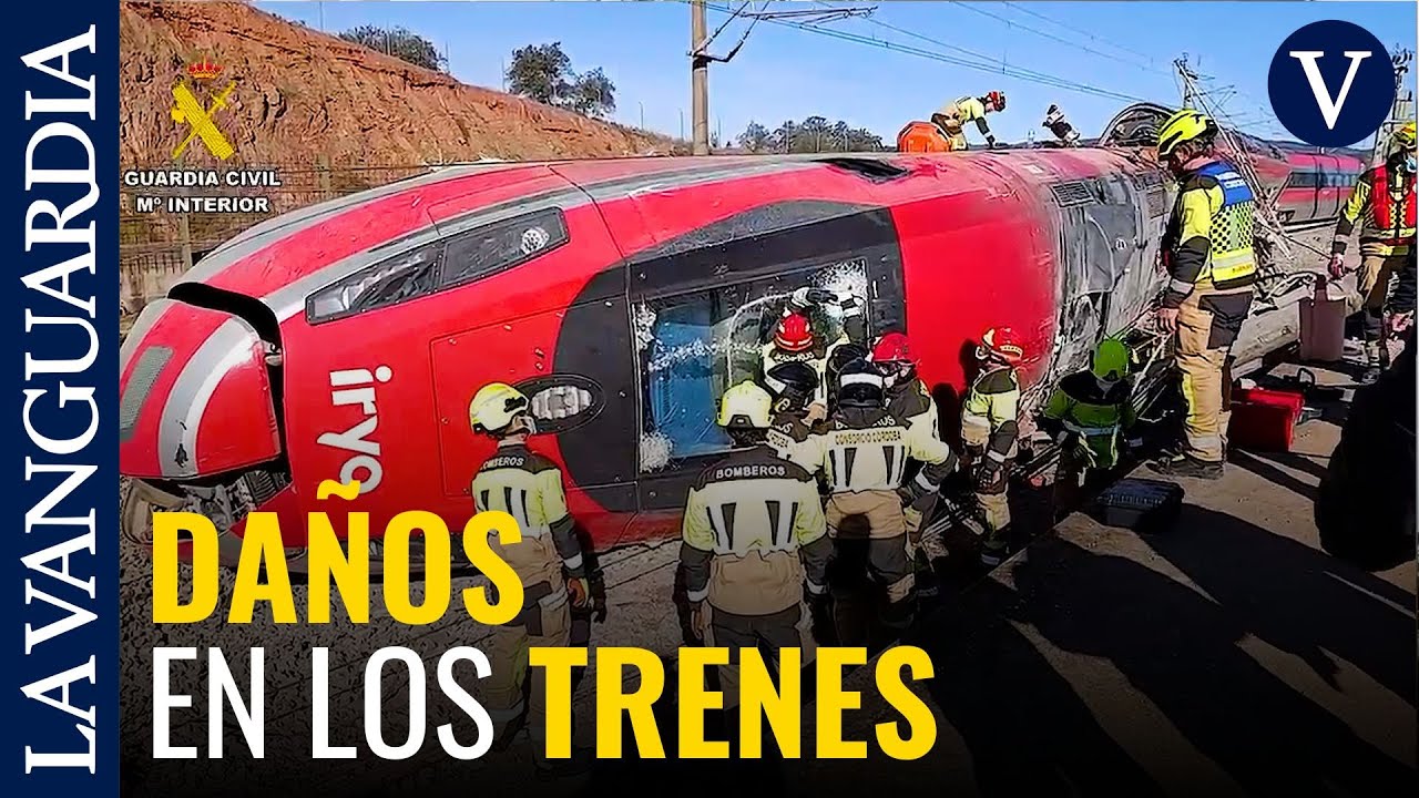 C&Oacute;RDOBA | As&iacute; han quedado los trenes accidentados en Adamuz (C&oacute;rdoba)
