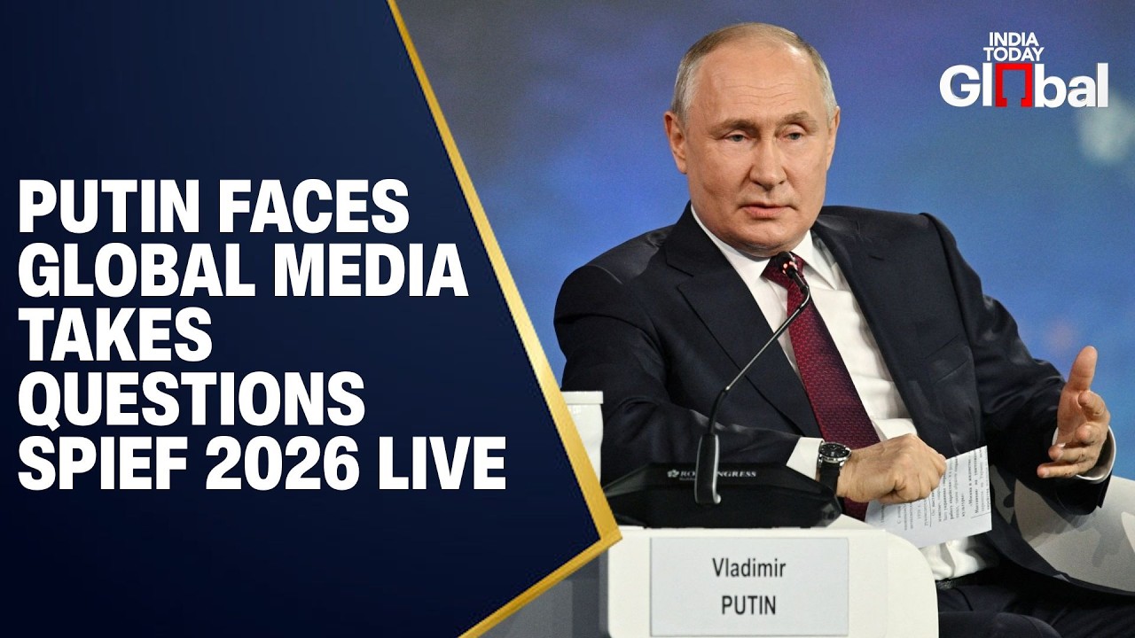 WATCH LIVE: Putin Meets International Media Editors At St. Petersburg Economic Forum