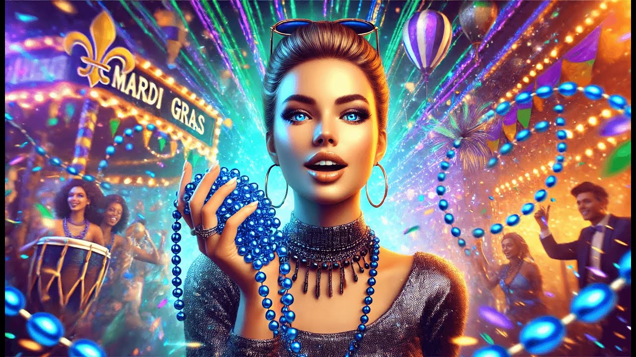 💙 SHAOQINLIN Blue Bead Necklace, Mardi Gras Beads Necklaces | Best Blue Mardi Gras Beads Bulk 💙