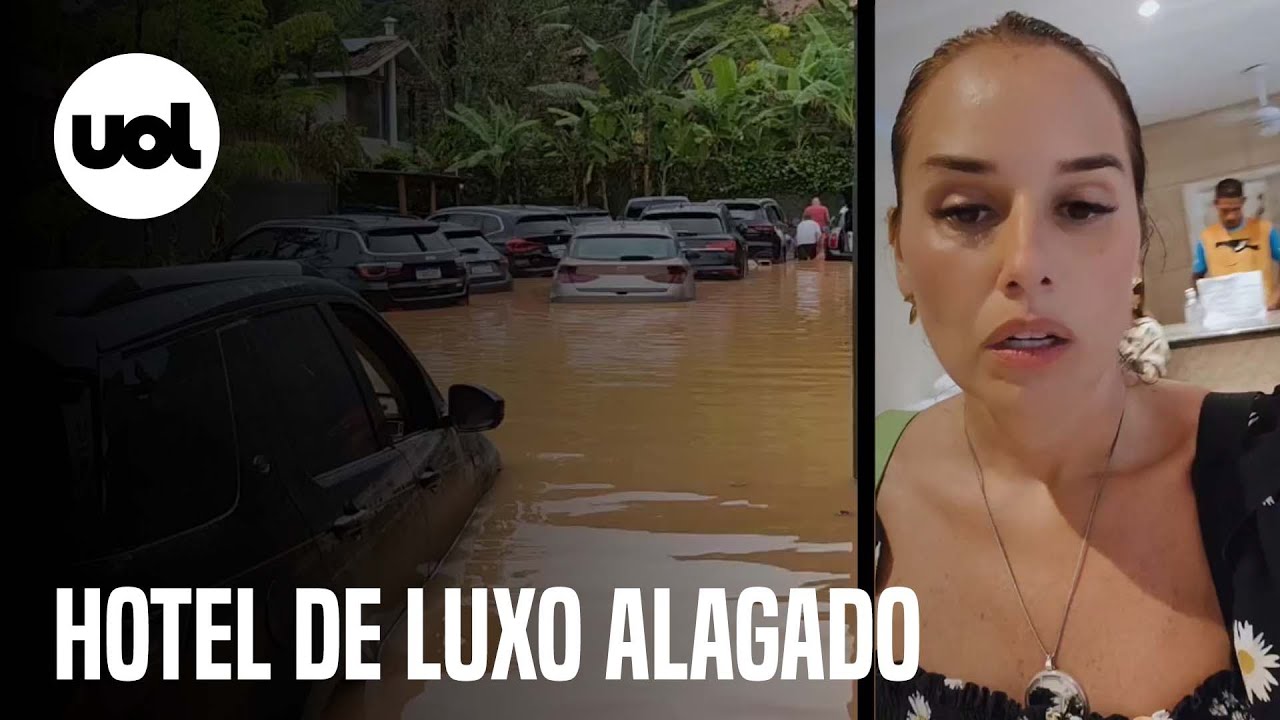 Chuvas no Litoral de São Paulo: Mariana Belém, filha de Fafá, mostra inundação em hotel de luxo