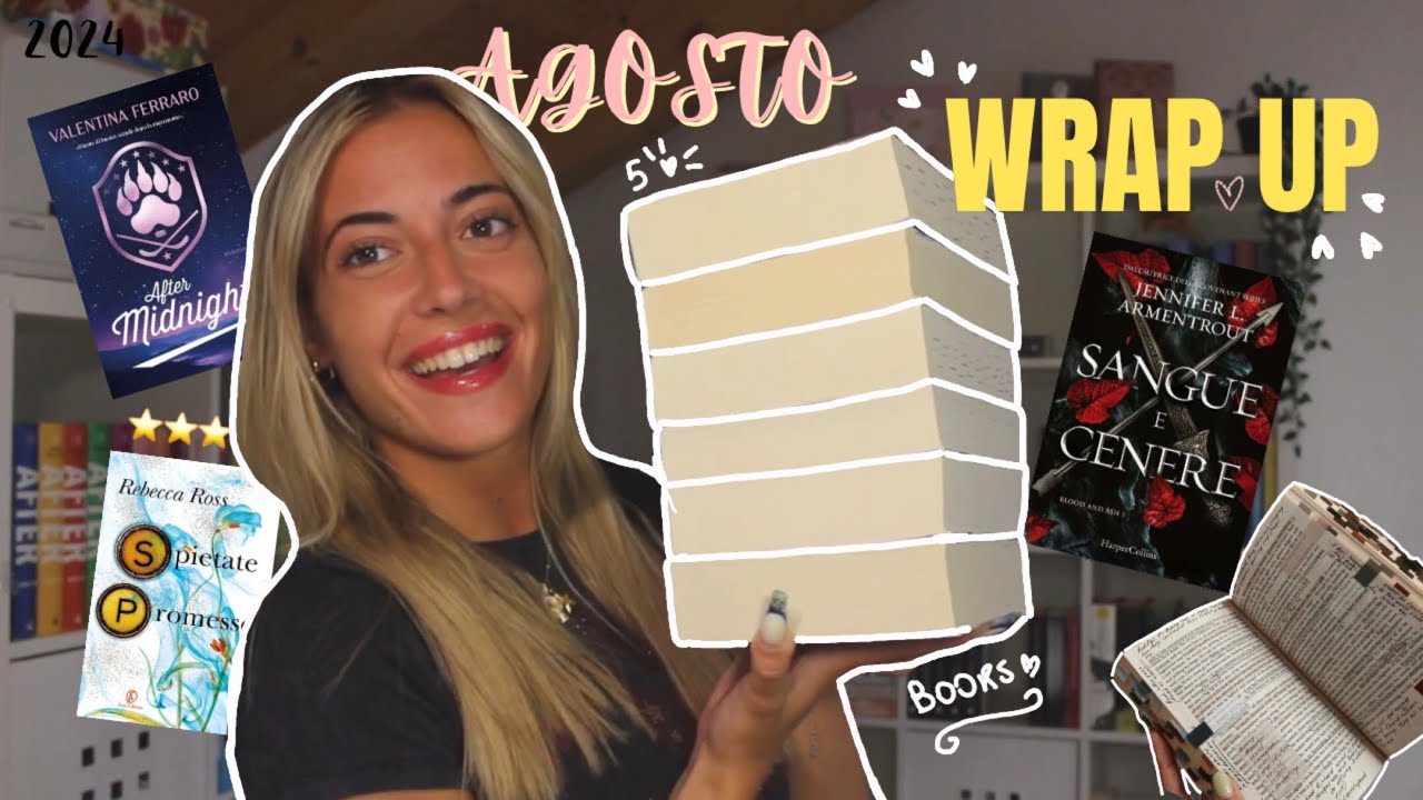 WRAP UP di Agosto♡︎ letture correnti, booktok, nuovi libri 2024 #wrapupdiagosto