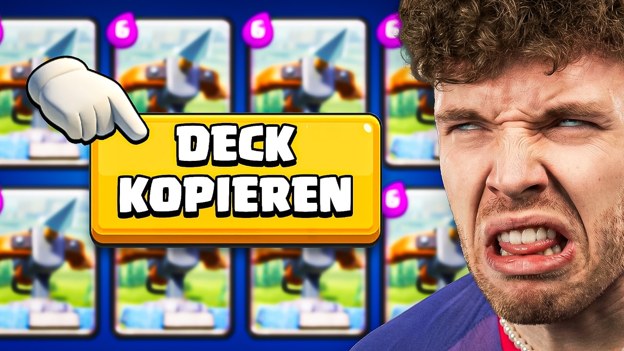 😱🤯ICH KLAUE JEDES GEGNER-DECK vs. BESTE SPIELER... | Clash Royale Deutsch