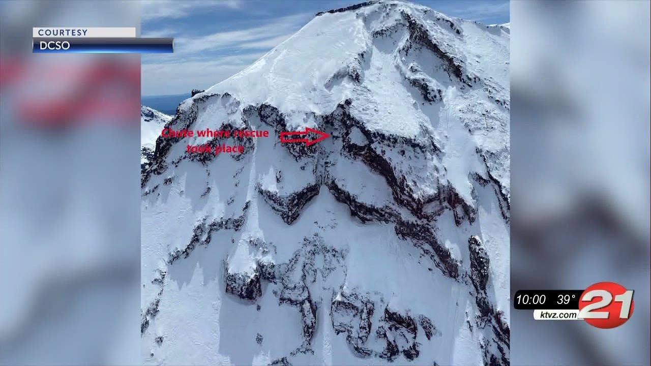 Stranded climber rescued on South Sister