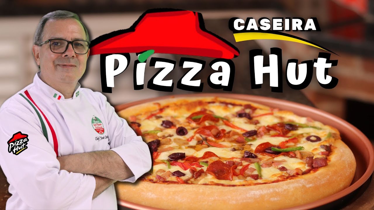 RECEITA CASEIRA FÁCIL PIZZA HUT - MASSA PAN - DELÍCIA!
