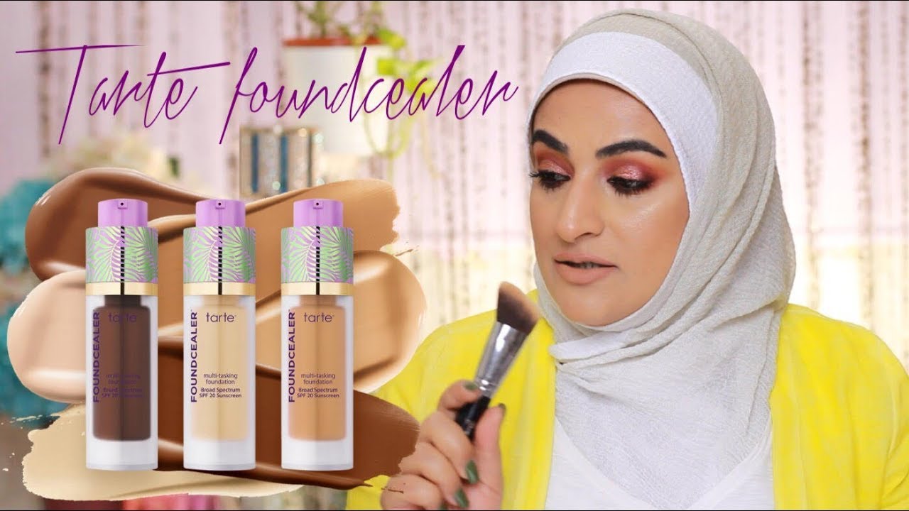 يومين لتجربة فونديشن تارت (فوندسيلر)؟؟ || اميره المبارك... New Tarte Foundcealer