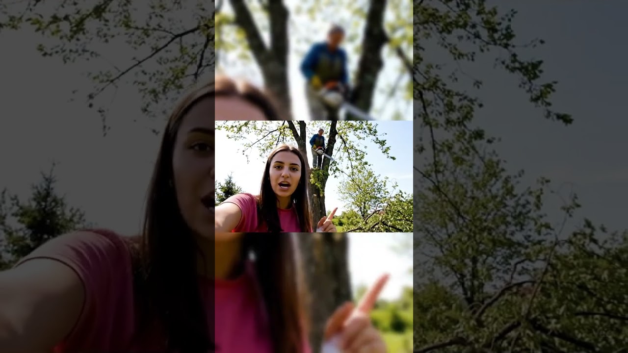 Bunica in copac 🌲😂 #ai #romania #pamflet #amuzant #tiktok #viral